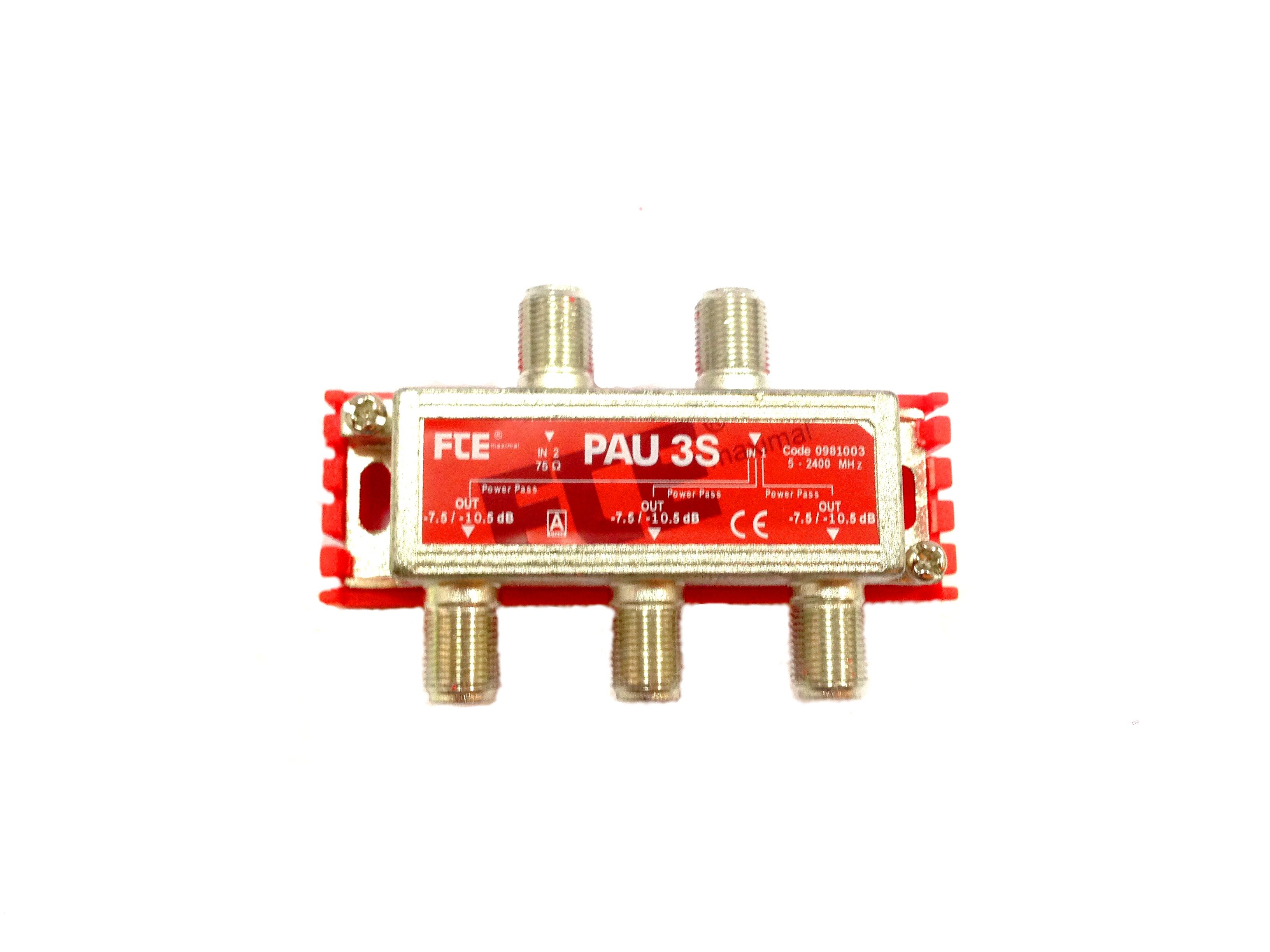 FTE TV/SAT combiner with PAU3S hub, 5-2400 MHz