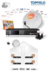 HD satellite set Topfield TF 2060-CS Link-4 TV