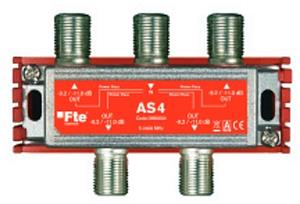 AS 4th Inductive Splitter 5-2400 MHz F-Connector. 4 O