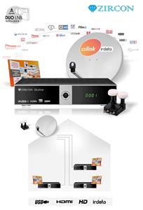 HD satellite set Zircon Skyline-CS Link-3 TV