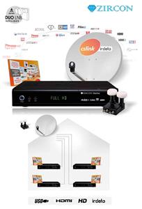 HD satellite set Zircon Starline-CS Link-4 TV