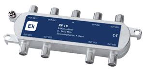 ITS splitter 1/8 through for DC, 5-2400 MHz