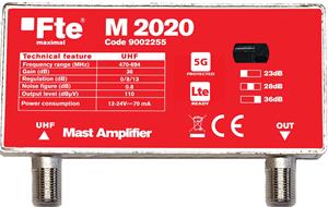 M 2020 5G LTE. Amplifier 1IN * UHF