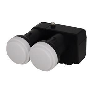 Multidegree MONOBLOCK LNB (adjustable). 1 output. Input frequencies 10.7 - 11.7GHz (O.L.: 9.75GHz) / 11.7 -12.75GHz (O.L.: 10.6GHz