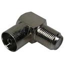 OEM reduction IEC connector-F connector angled