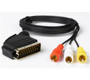 Scart-3x RCA 1.5 m
