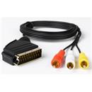 Scart-3x RCA 1.5 m