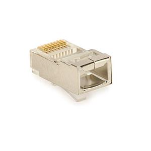 Shielded RJ45 connector category 5e is designed for STP and FTP cables