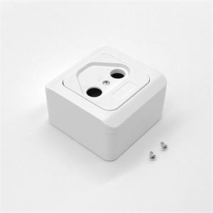 SU Socket case, wall-mount, 2 holes SET