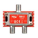 TER 2 Inductive Splitter 5-1000 MHz F Connector. OU 2