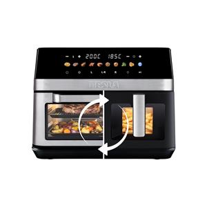 TESLA AirCook DualZone Q787 XXL Deluxe - multifunkční duální digitální horkovzdu