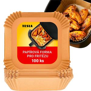 TESLA AirCook QB2055 - papírová forma pro horkovzdušnou fritézu 16 x16 cm (100 k