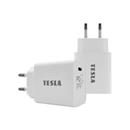 TESLA Power Charger T100 - fast charger 20 W PD 3.0/PPS (white colour)