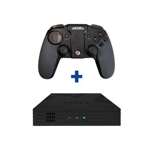 TESLA - SET MediaBox XT750 Android TV + Shaks S3b