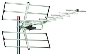 TESLA TE-116 outdoor antenna pro DVB-T2, 470-790 MHz, 13 dBi
