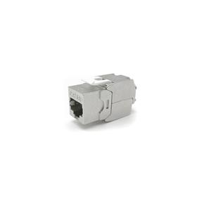 Tool-less Cat6A keystone jack FTL female connector