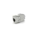 Tool-less Cat6A keystone jack FTL female connector 