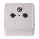 TRIAX socket TOU 01S terminal R/TV/SAT, white box