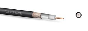 Zircon coaxial cable 121 CU ALPE Black, 150m