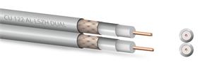 Zircon coaxial cable 122 CU AL LSZH DUAL 100m