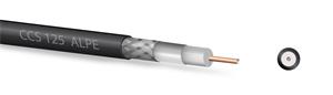 Zircon Coaxial Cable 125 CCS Alpe Black 100m