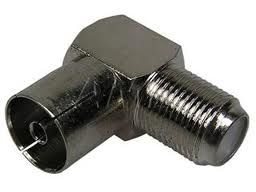 Zircon F female connector/IEC female angled