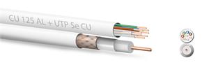 Zircon koaxiální kabel 125 CU AL + UTP 5e CU 100m